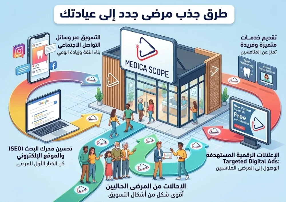أفضل طرق جذب مرضى جدد إلى عيادتك