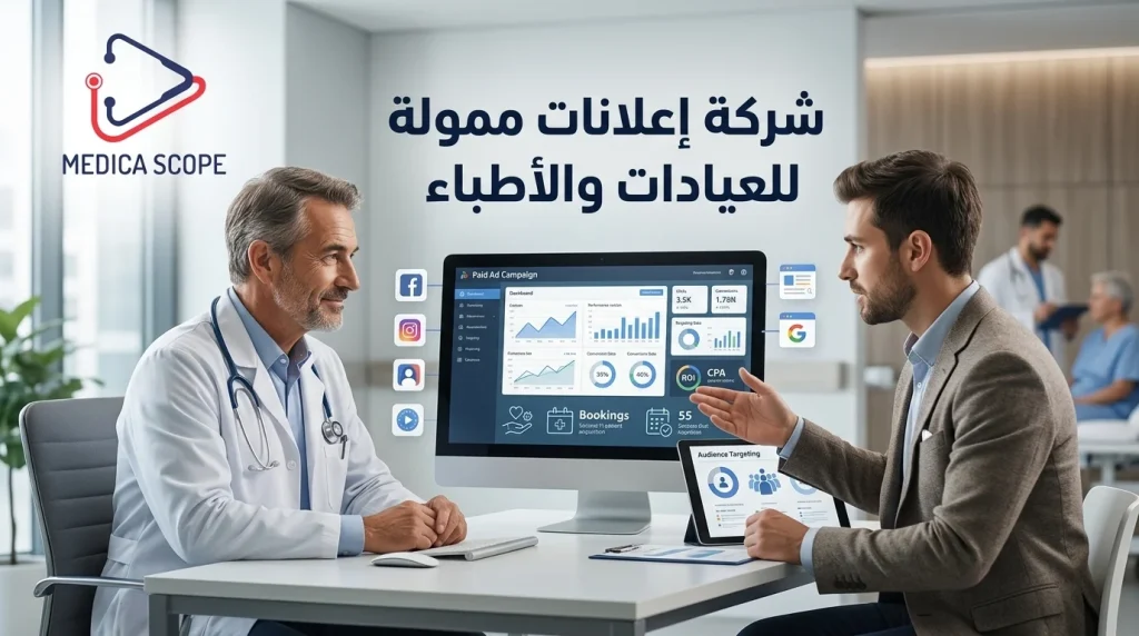 شركة اعلانات ممولة للعيادات والأطباء