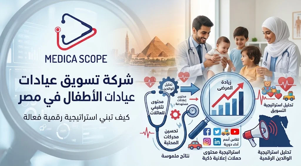 تسويق عيادات الأطفال في مصر